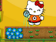 Hello Kitty Defend The Flowers