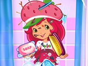 play Messy Strawberry Shortcake