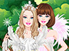 play Barbie White Swan Bride