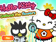 play Hello Kitty Defend The Flowers