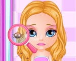 play Baby Barbie Lice Attack