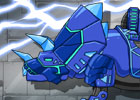 play Combine! Dino Robot - Tricera Blue
