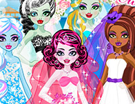 play Monster High Cute Brides