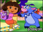 play Dora Shadow Puzzle