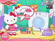 Hello Kitty Laundry Day