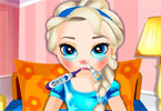 play Baby Elsa Flu Problems