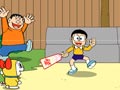 Doraemon Badminton