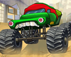 play Ninja Monster Trucks