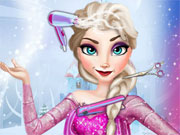 play Elsa Hair Salon