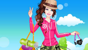 play Barbie Camping Dress Up