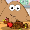 Pou Thanksgiving Day Slacking game