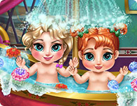 play Frozen Baby Bath