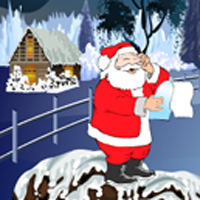 play Clock House Santa Escape