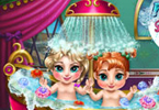 play Frozen Baby Bath