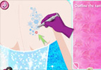 play Frozen Elsa Tattoo