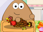 play Pou Thanksgiving Day Slacking