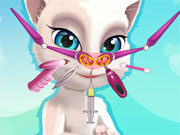 play Talking Angela Nose Doctor