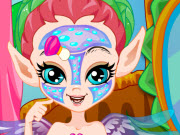 Rainbow Fairy Facial Makeover