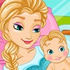 play Play Frozen Elsa Gives Birth