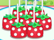 play Strawberry Shaped Pops Kissing