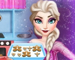 play Elsa Cooking Gingerbread