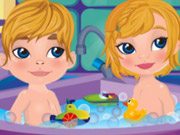 play Double Baby Shower Kissing