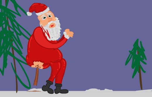 play Santa: Fecal Fling