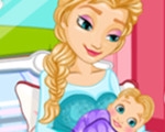 play Frozen Elsa Gives Birth