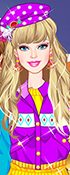 play Barbie Winter Shopping Dress Up