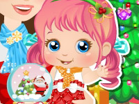 play Baby Alice Christmas Kissing