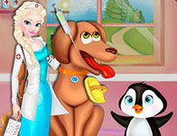 play Elsa Animal Hospital