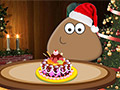 play Pou Christmas Cake