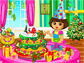 play Dora Christmas Cake