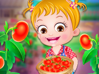 play Baby Hazel Tomato Farming