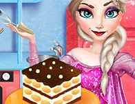 play Elsa Cooking Tiramisu