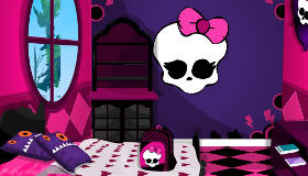 play Monster High Room Deco