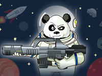 play Panda Vs. Aliens