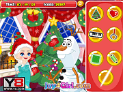 play Elsa Christmas Slacking