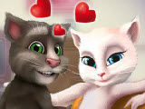 play Talking Tom And Angela Kissing