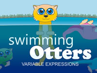 play Swimming Otters Variable Expressions