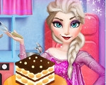 Elsa Cooking Tiramisu