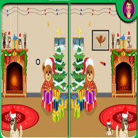 play Christmas Spot Differences