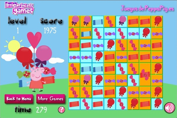 play Peppa Pig Candy Match