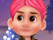 play Kristoff Xmas Makeover