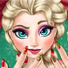 play Elsa'S Christmas Manicure