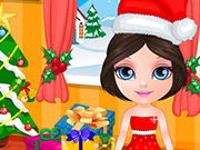 play Baby Barbie Christmas Prep