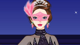 play Ice Skater Masquerade Dress Up