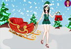 play Christmas Model Dress Up