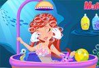 play Baby Ariel Shower Fun