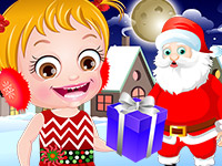 play Baby Hazel Christmas Dream Kissing